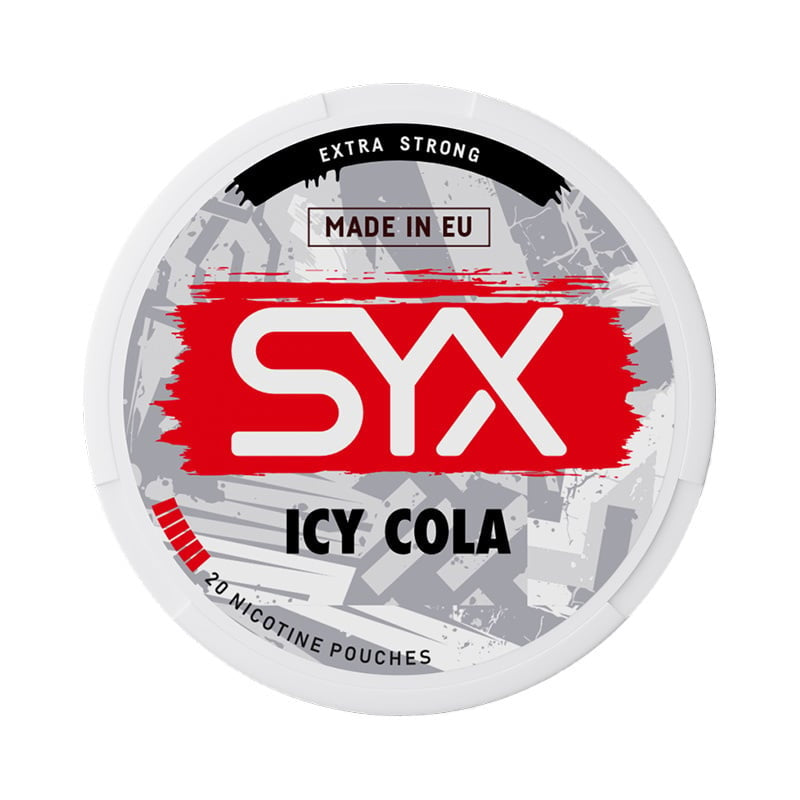 SYX Icy Cola Extra Strong nicotine pouches at Pouchhut NZ