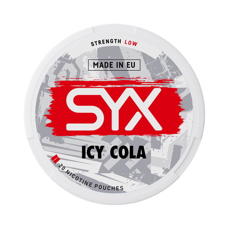 SYX Icy Cola Low | Premium Nicotinezakjes nicotine pouches at Pouchhut NZ