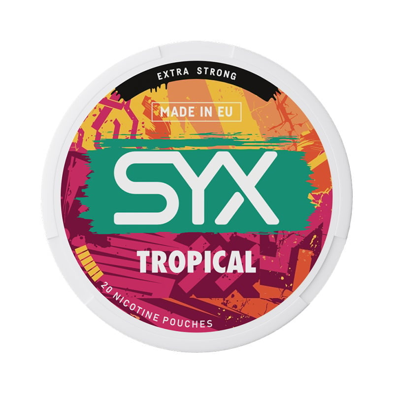 SYX Tropical Extra Strong nicotine pouches at Pouchhut NZ