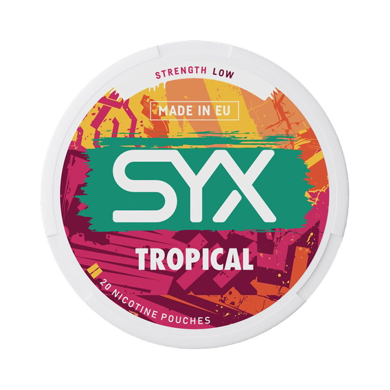 SYX Tropical Low | Premium Nicotinezakjes nicotine pouches at Pouchhut NZ