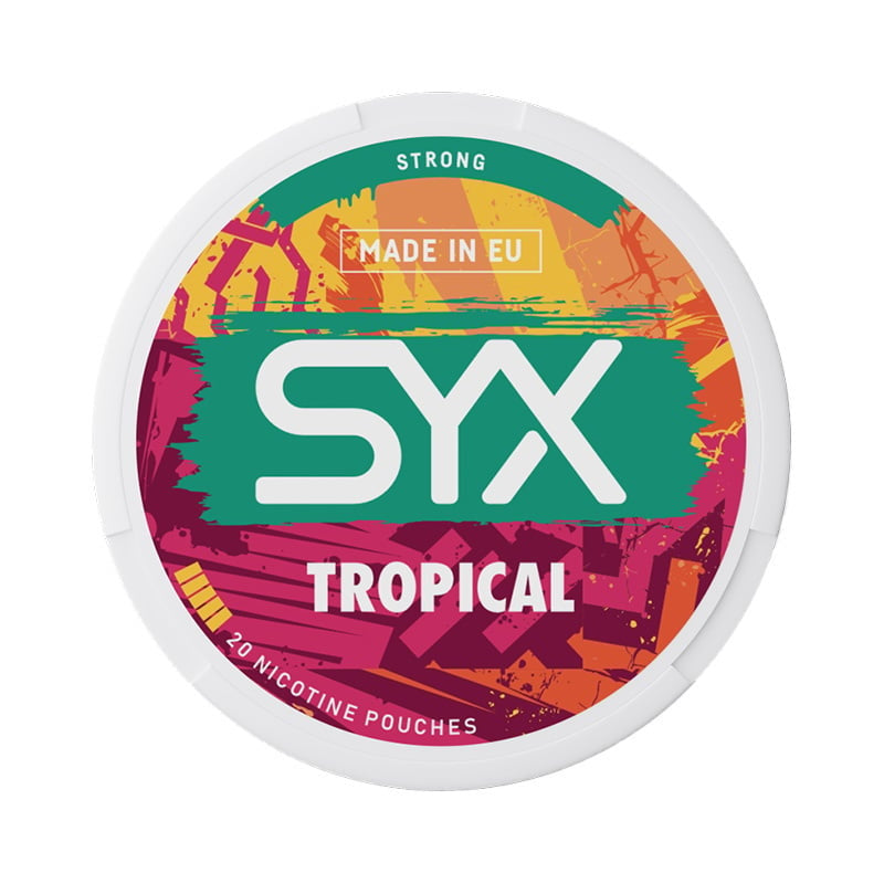 SYX Tropical Strong nicotine pouches at Pouchhut NZ
