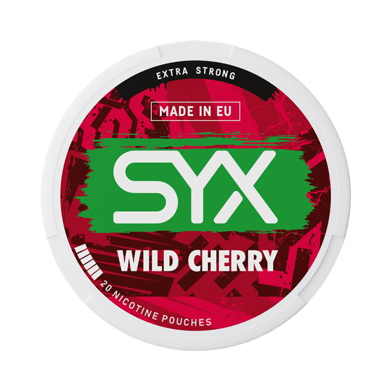 SYX Wild Cherry Extra Strong nicotine pouches at Pouchhut NZ