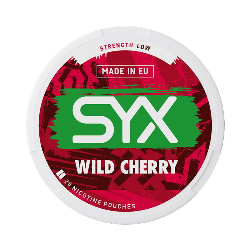 SYX Wild Cherry Low | Premium Nicotinezakjes nicotine pouches at Pouchhut NZ
