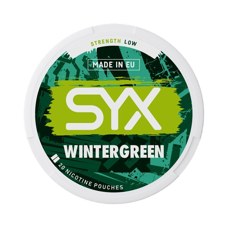 SYX Wintergreen Low | Premium Nicotinezakjes nicotine pouches at Pouchhut NZ