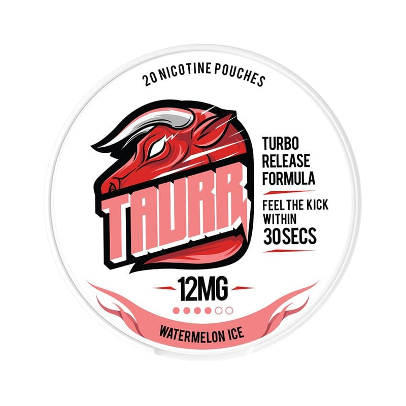 TAURR Watermelon Ice Strong nicotine pouches at Pouchhut NZ