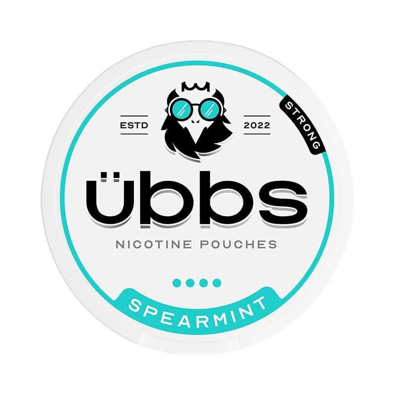 UBBS Spearmint Strong nicotine pouches at Pouchhut NZ