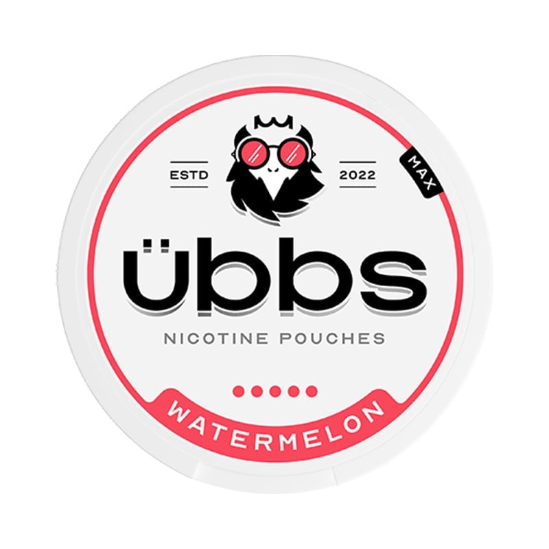 UBBS Watermelon Max nicotine pouches at Pouchhut NZ