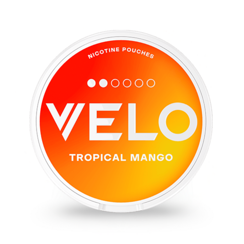 VELO Tropical Mango nicotine pouches at Pouchhut NZ