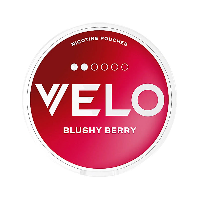 VELO Blushy Berry nicotine pouches at Pouchhut NZ