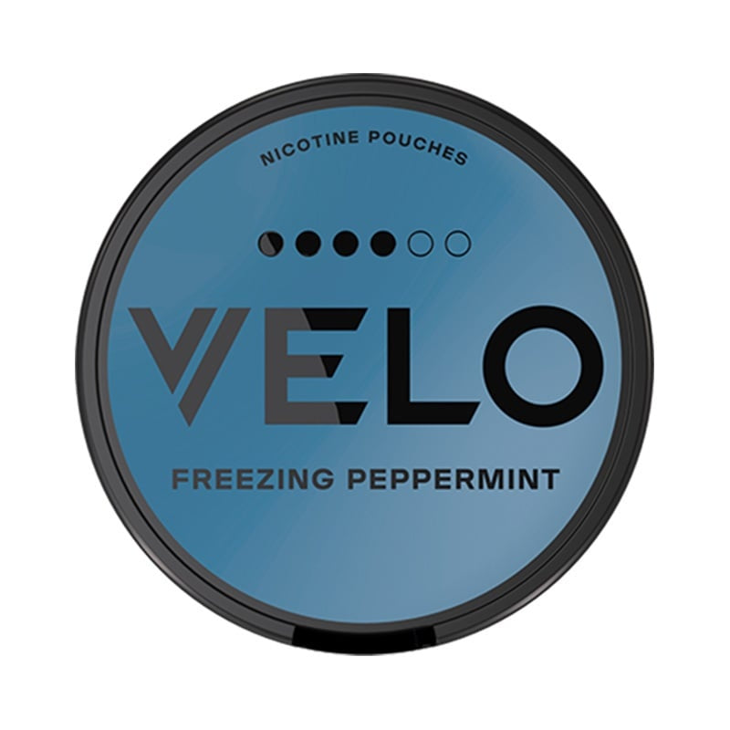VELO Freezing Peppermint nicotine pouches at Pouchhut NZ