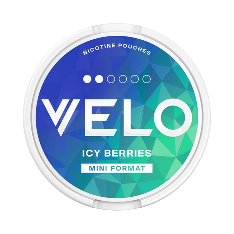 VELO Icy Berries Mini nicotine pouches at Pouchhut NZ