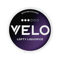 VELO Lofty Liquorice nicotine pouches at Pouchhut NZ