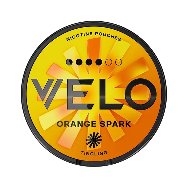 VELO Orange Spark nicotine pouches at Pouchhut NZ
