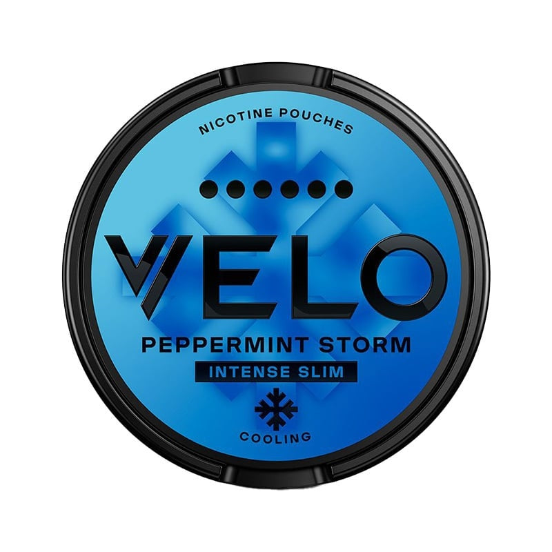 VELO Peppermint Storm Max nicotine pouches at Pouchhut NZ