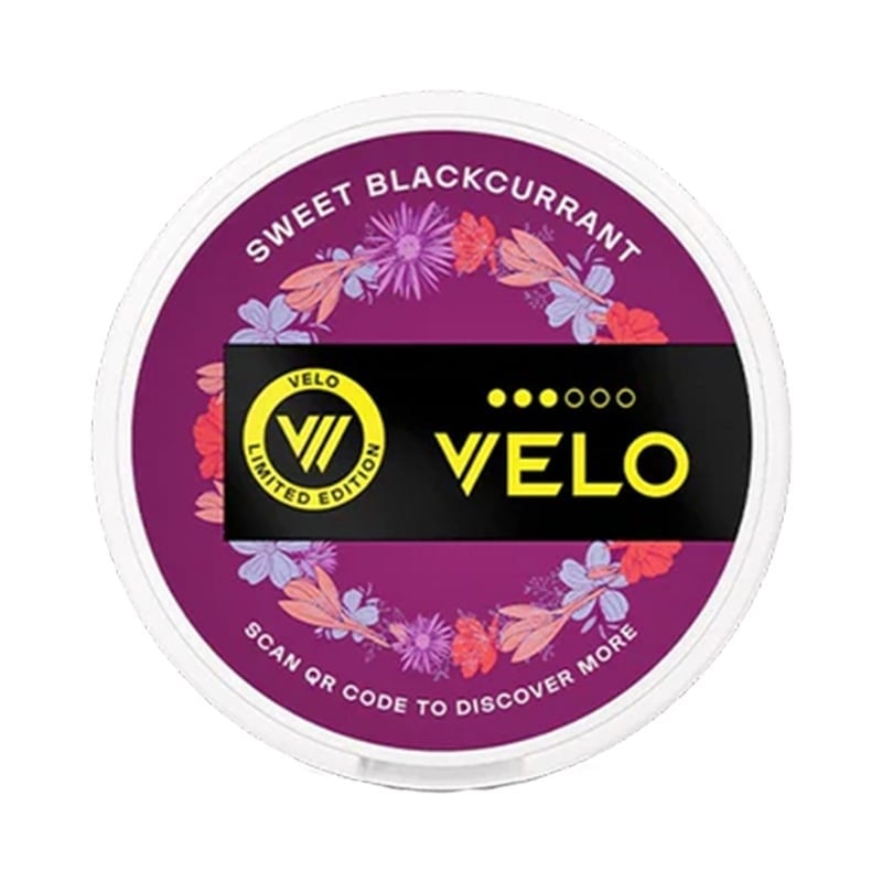 VELO Sweet Blackcurrant nicotine pouches at Pouchhut NZ