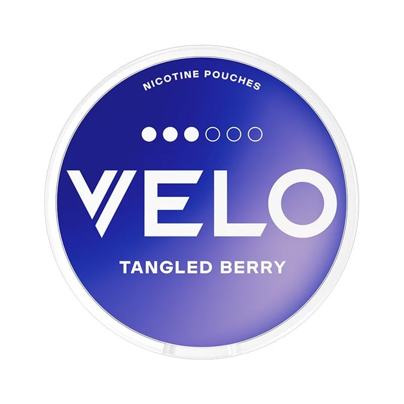 VELO Tangled Berry nicotine pouches at Pouchhut NZ