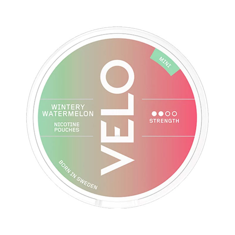 VELO Wintery Watermelon Mini nicotine pouches at Pouchhut NZ