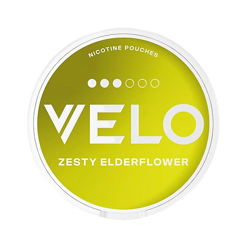VELO Zesty Elderflower nicotine pouches at Pouchhut NZ