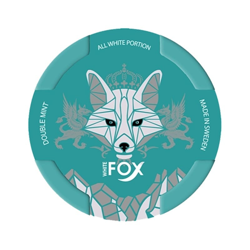 White Fox Double Mint nicotine pouches at Pouchhut NZ