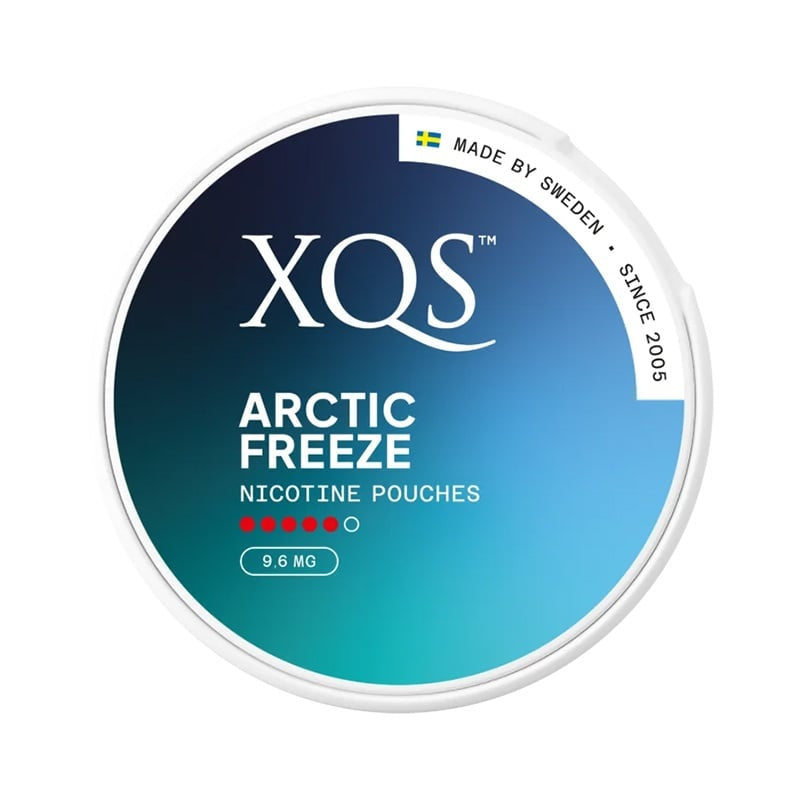XQS Arctic Freeze Extra Strong nicotine pouches at Pouchhut NZ
