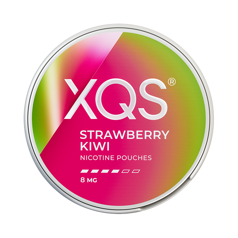XQS Strawberry Kiwi nicotine pouches at Pouchhut NZ