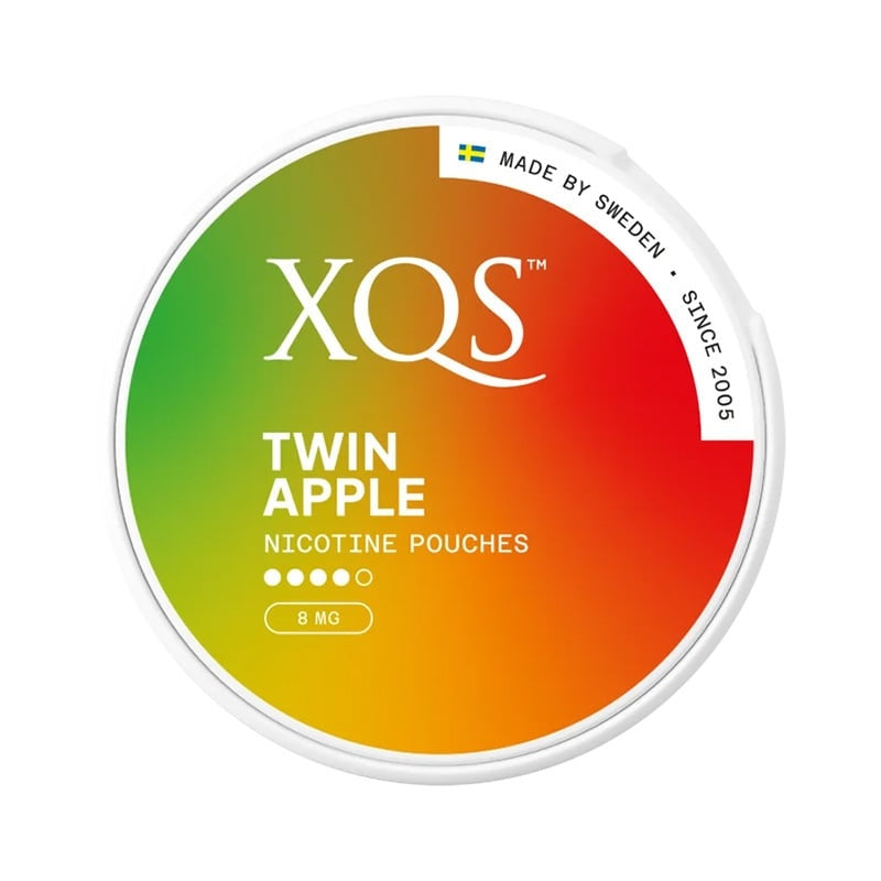 XQS Twin Apple nicotine pouches at Pouchhut NZ