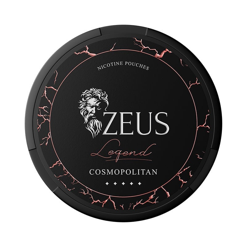 ZEUS LEGEND Cosmopolitan nicotine pouches at Pouchhut NZ