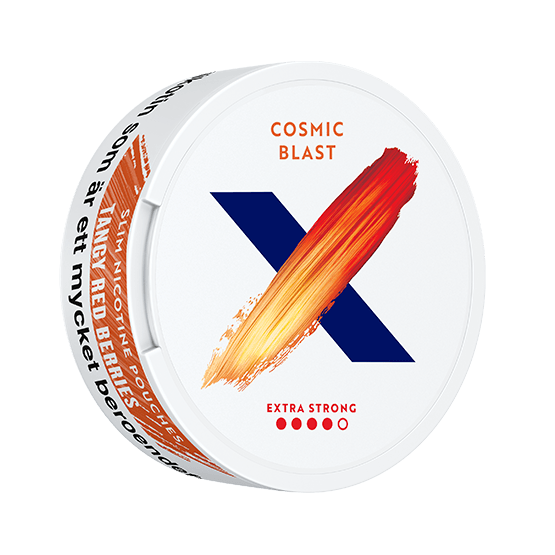 X Cosmic Blast Slim Extra Strong nicotine pouches at Pouchhut NZ